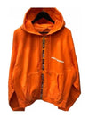 Logo Zip-up Hoodie Orange - HERON PRESTON - BALAAN 2