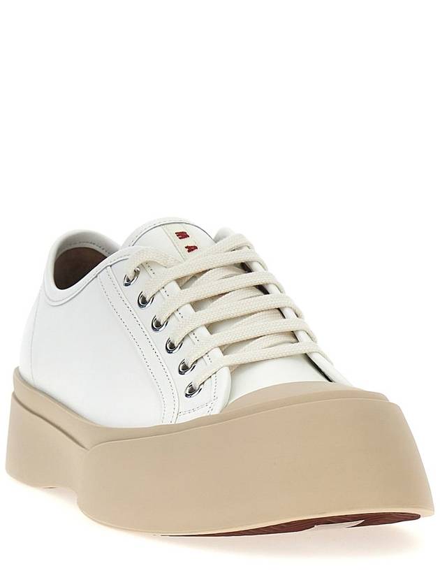 Pablo Platform Nappa Leather Low Top Sneakers Lilywhite - MARNI - BALAAN 3