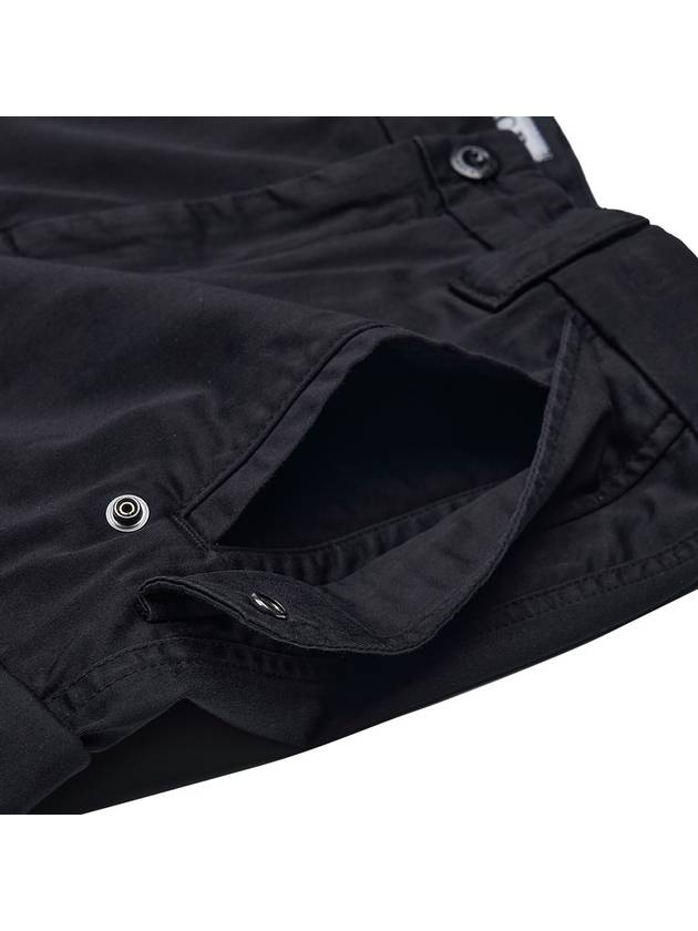 Men's Cargo Straight Pants Black - CP COMPANY - BALAAN 7