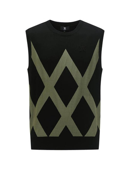 Official M NEW SIGNATURE KNIT VEST - ANEWGOLF - BALAAN 1