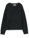 Round Neck Sailor Knit Top Black - ROLLING STUDIOS - BALAAN 2