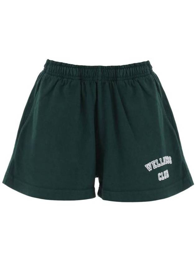 Wellness Club Cotton Shorts Forest Green - SPORTY & RICH - BALAAN 2