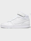 Kids GS Court Borough 2 Mid Top Sneakers White - NIKE - BALAAN 3