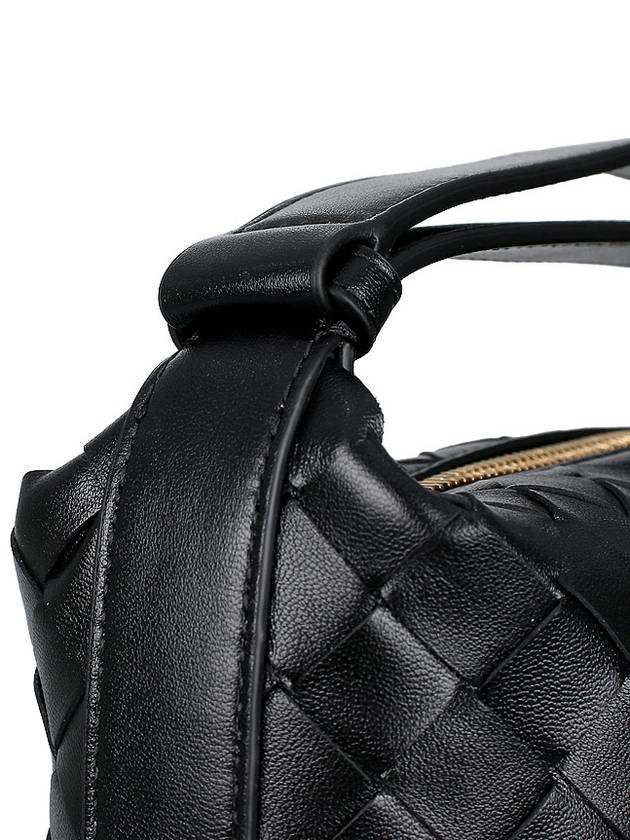 Intreciato Small Leather Tote Bag Black - BOTTEGA VENETA - BALAAN 8