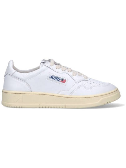 Medalist Leather Low Top Sneakers White - AUTRY - BALAAN 2