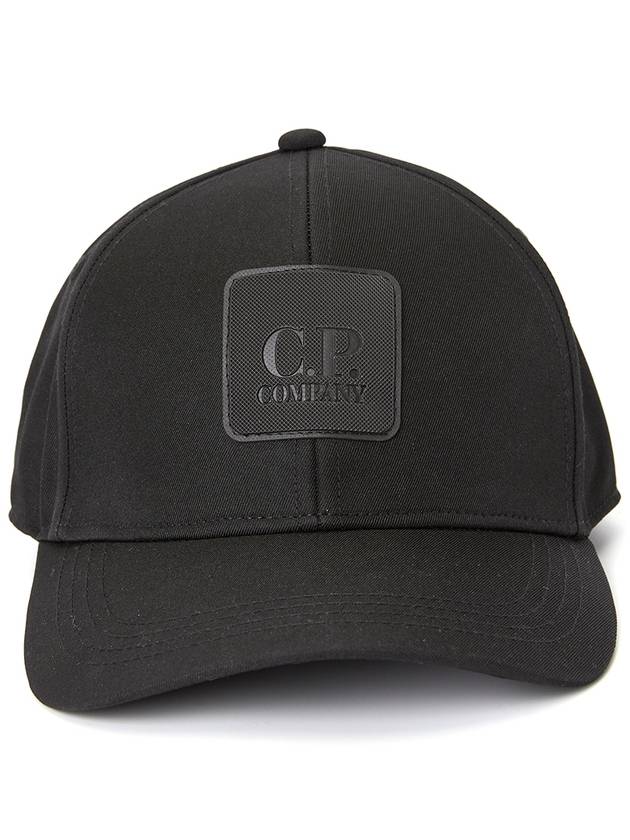 Logo Ball Cap Black - CP COMPANY - BALAAN 3