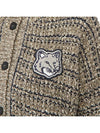 Bold Fox Head Crafty Cardigan Grey - MAISON KITSUNE - BALAAN 8