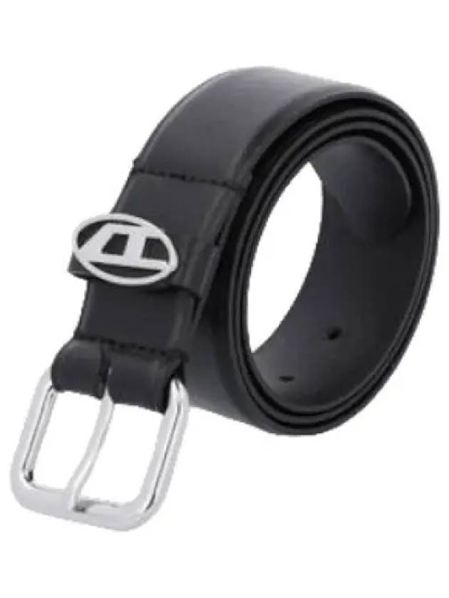 Oval loop belt black waistband - DIESEL - BALAAN 1