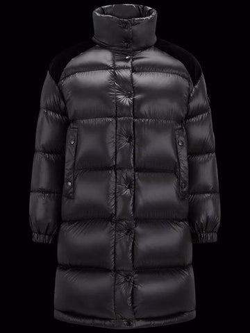 23FW nyong women's long padded down jacket black - MONCLER - BALAAN 1