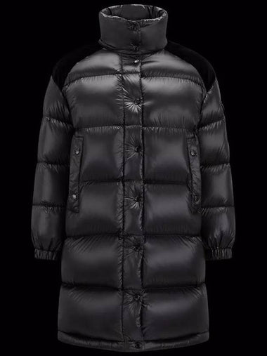 23FW nyong women's long padded down jacket black - MONCLER - BALAAN 1