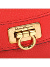 Gancini Continental Flap Long Wallet Red - SALVATORE FERRAGAMO - BALAAN 6