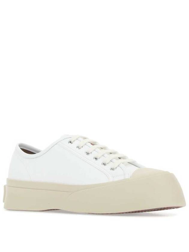 Pablo Platform Nappa Leather Low Top Sneakers Lilywhite - MARNI - BALAAN 3