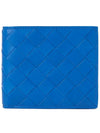 Intrecciato Bifold Half Wallet Blue - BOTTEGA VENETA - BALAAN 2