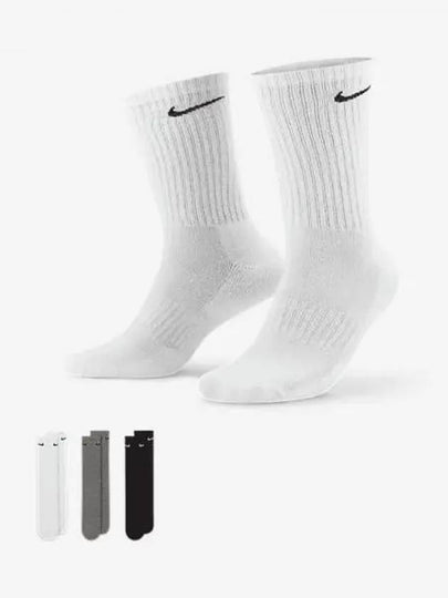 Everyday Cushioned Training Crew Socks 3 Pack - NIKE - BALAAN 2