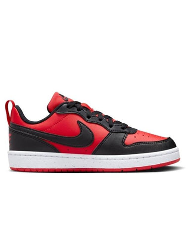 Court Borough Recraft Low Top Sneakers Black University Red - NIKE - BALAAN 1