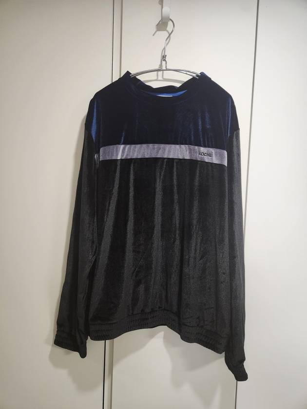 color block velvet sweatshirt - KOCHE - BALAAN 1