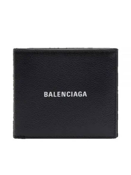 Cash Square Folded Wallet Black - BALENCIAGA - BALAAN 2