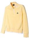 YOKO Collar Neck Half Zip Up Long Sleeve Sweatshirt YELLOW - 20THHOLE - BALAAN 3