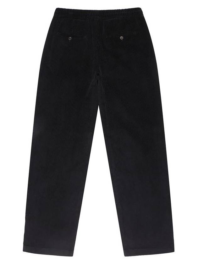 Corduroy String Wide Pants Black - SOLEW - BALAAN 3