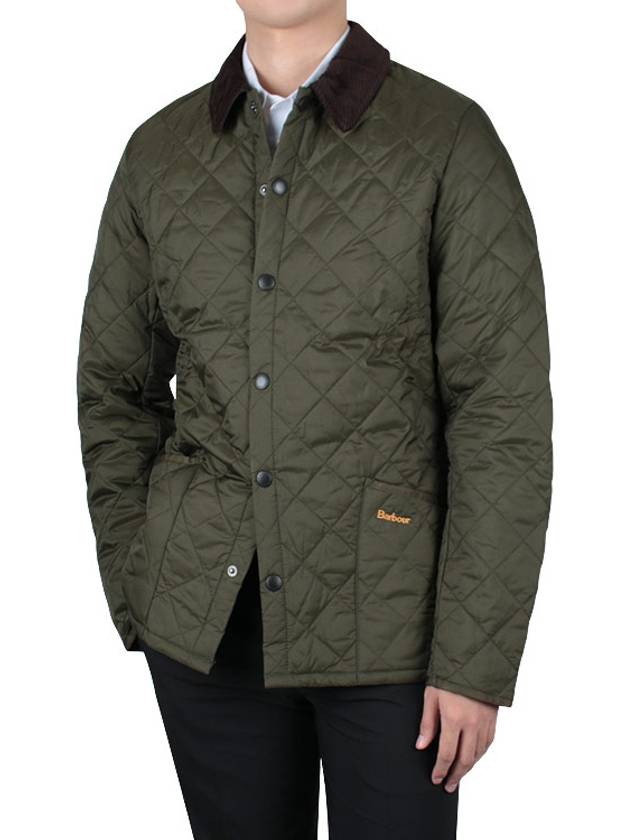 Heritage Liddesdale Quilted Padding Olive - BARBOUR - BALAAN 3