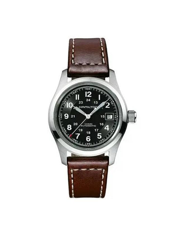 Khaki Field Automatic Watch Brown - HAMILTON - BALAAN 1