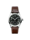 Khaki Field Automatic Watch Brown - HAMILTON - BALAAN 1