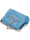 Nappa Thin Line Prime Perth Coin Wallet Blue - VIVIENNE WESTWOOD - BALAAN 5