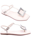 Women's Vicky Viv Strass Sandals White - ROGER VIVIER - BALAAN 2