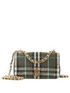 Lola Check Print Mini Shoulder Bag Olive Green - BURBERRY - BALAAN 2