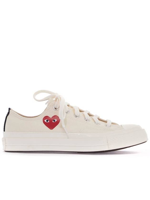 COMME DES GARÇONS PLAY CONVERSE LOW TOP SMALL RED HEART - COMME DES GARCONS PLAY - BALAAN 2