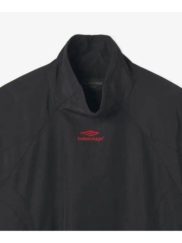 Embroidery Logo Sports Icon Track Jacket Black - BALENCIAGA - BALAAN 4