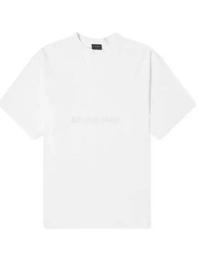 Surfer Medium Fit Short Sleeve T-Shirt White - BALENCIAGA - BALAAN 2