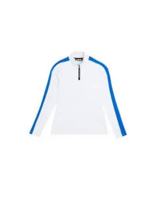 Kora Mid Layer Long Sleeve T-Shirt White - J.LINDEBERG - BALAAN 2