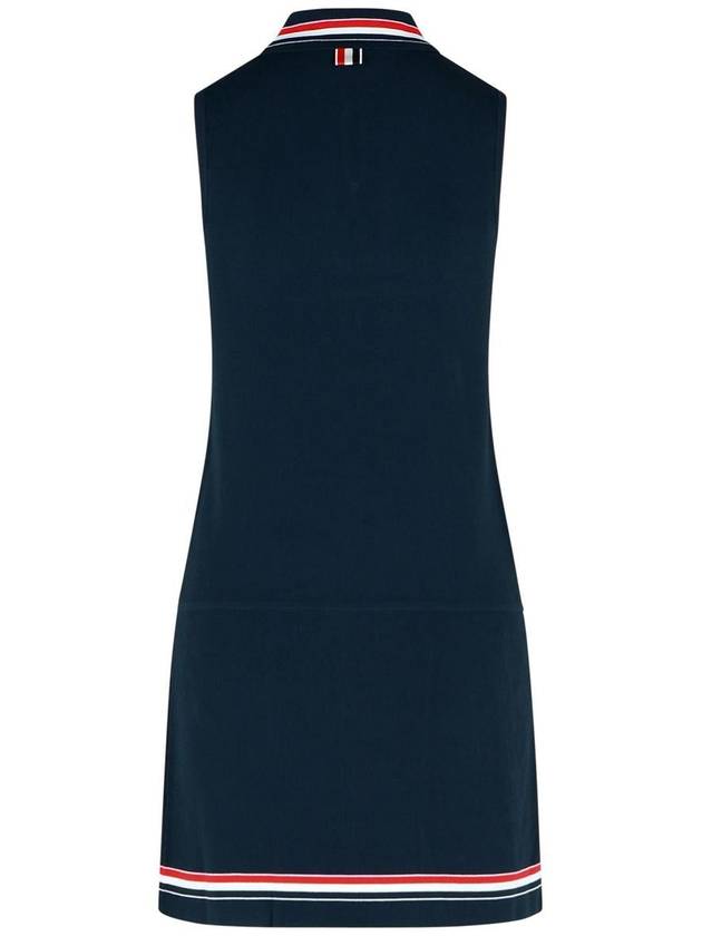 Thom Browne 'Tennis' Dress In Navy Viscose Blend - THOM BROWNE - BALAAN 3