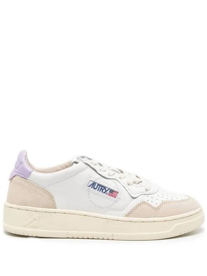 Medalist Suede Purple Tab Low Top Sneakers White - AUTRY - BALAAN 2