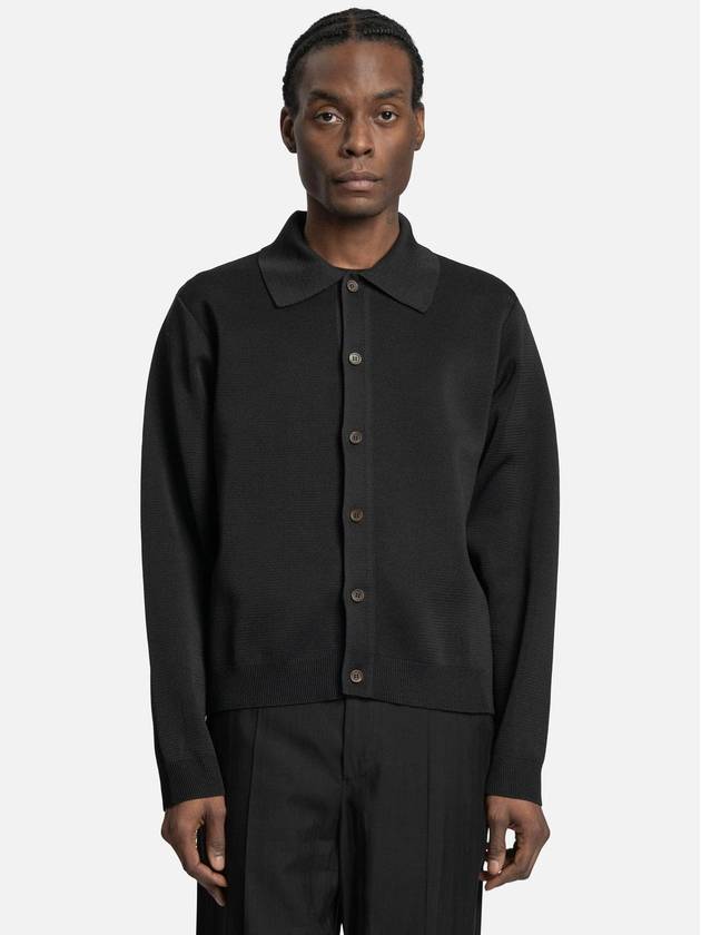 Evening Polo Cardigan Black - OUR LEGACY - BALAAN 3