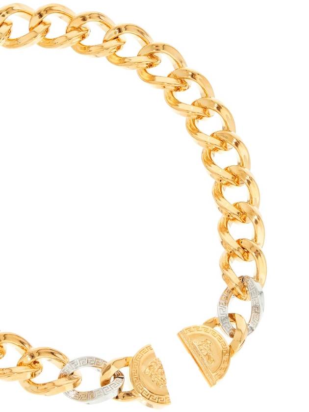 Greca Medusa Chain Necklace Gold - VERSACE - BALAAN 4