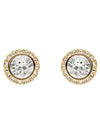 Una Angelic Stud Earrings White Gold - SWAROVSKI - BALAAN 1