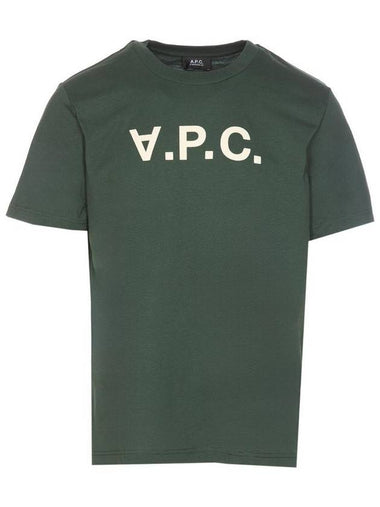 Standard Grand VPC Short Sleeve T-Shirt Green - A.P.C. - BALAAN 1