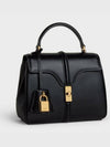 16 Calfskin Mini Shoulder Bag Black - CELINE - BALAAN 3