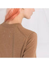 Back Stitch Cashmere Knit Top Almond - MAISON MARGIELA - BALAAN 4