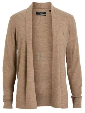 Mode Men s Cardigan MK002D VOLE BROWN MARL - ALLSAINTS - BALAAN 1