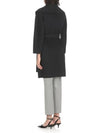 Messi Belt Wool Single Coat Black - MAX MARA - BALAAN 5