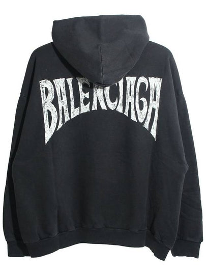 logo print hoodie 767877TPVU5 - BALENCIAGA - BALAAN 2