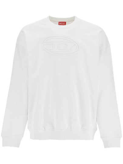 S Smart Bigoval Sweatshirt White - DIESEL - BALAAN 2