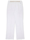 Player slit bootcut WHITE WOMAN - MALBON GOLF - BALAAN 2