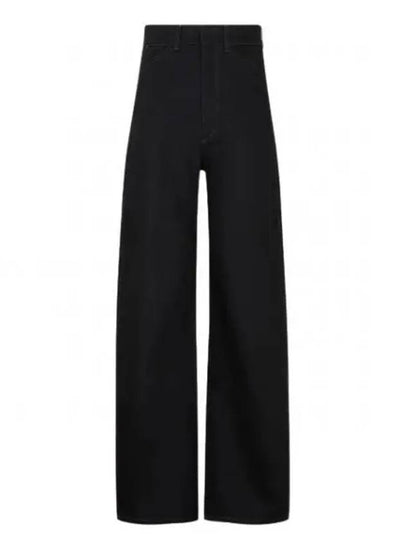 High Waist Curved Jeans Black - LEMAIRE - BALAAN 2