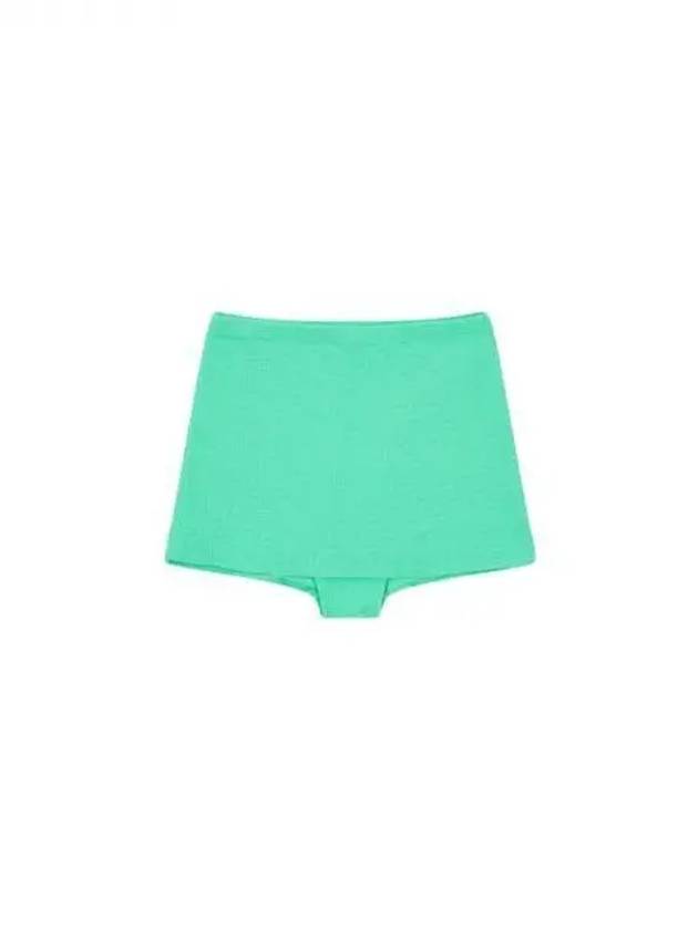 Embo Logo Back Brief Skirt Mint 271645 - ALEXANDER WANG - BALAAN 1