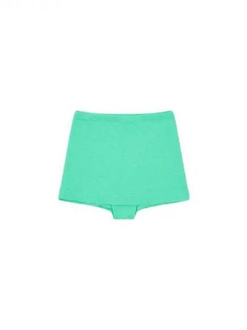 Embo Logo Back Brief Skirt Mint 271645 - ALEXANDER WANG - BALAAN 1