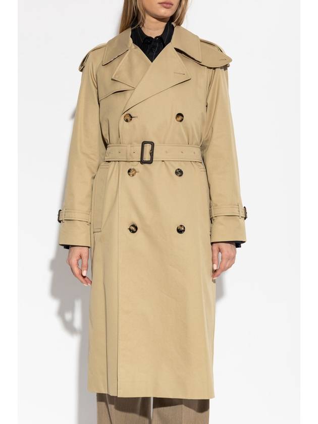 Burberry Cotton Trench Coat, Women's, Beige - BURBERRY - BALAAN 3